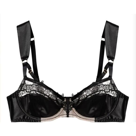 Other - Playful Promises Wren Black Lace & Illusion Mesh Bra